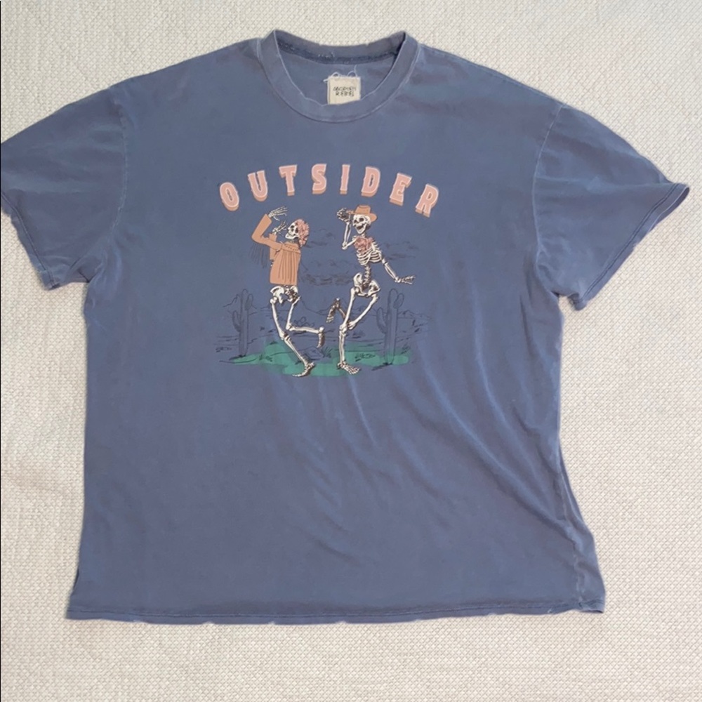 Outsider Blue Graphic Tee